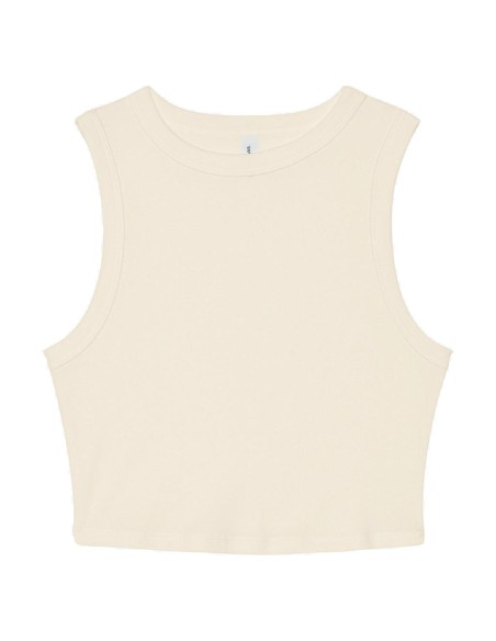 BEL-1013-Débardeur femme court musculaire à micro-côte 2